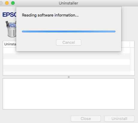 Deinstallieren Sie die Epson-Software auf dem Mac manuell