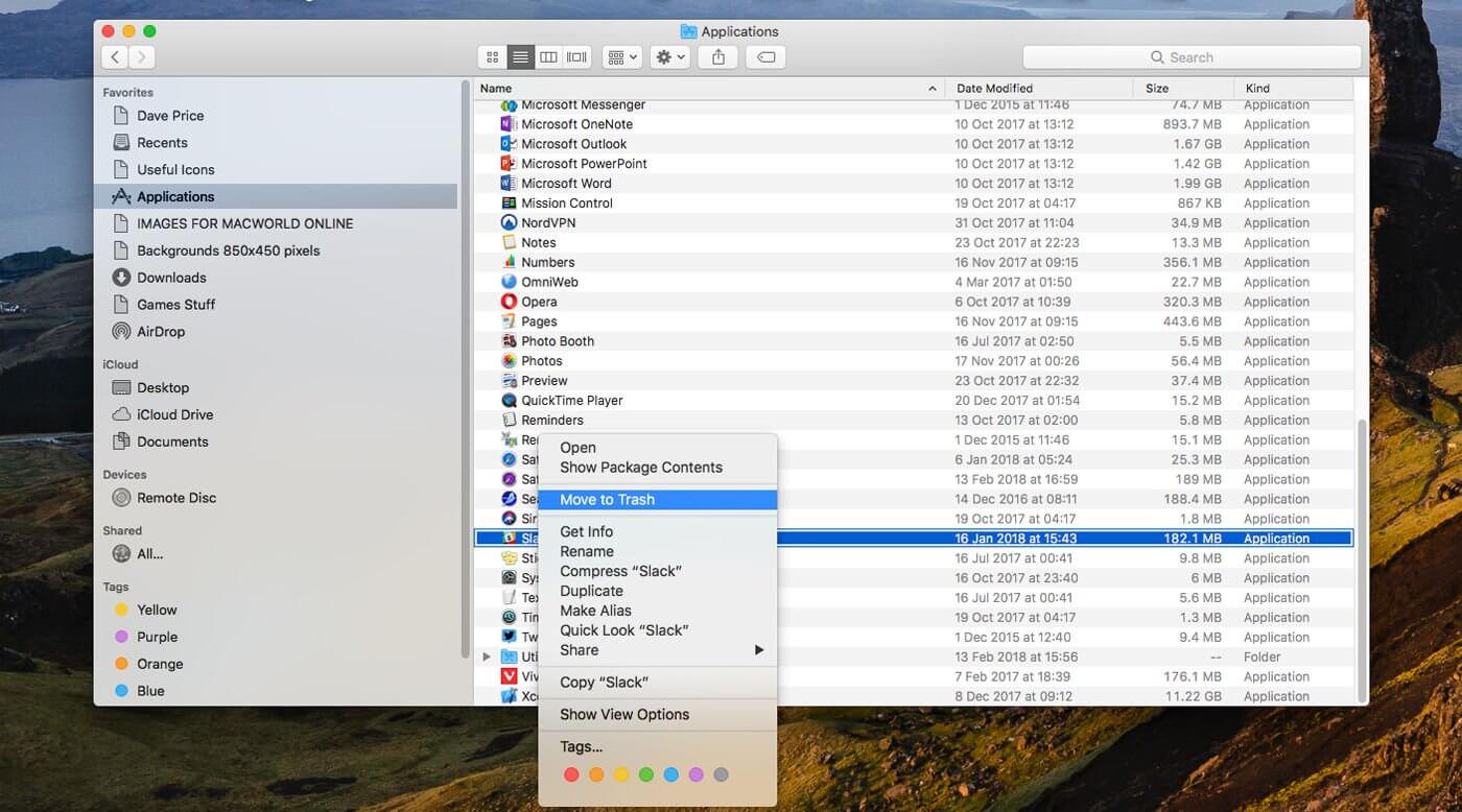 Entfernen Sie App Not Safe auf dem Mac