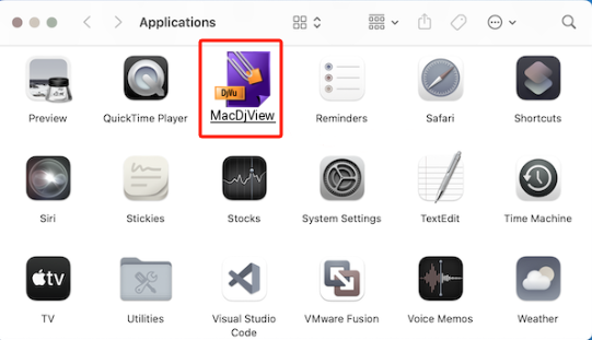 Deinstallieren Sie MacDjView von meinem Mac