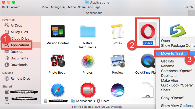 So deinstallieren Sie Opera einfach auf einem Mac