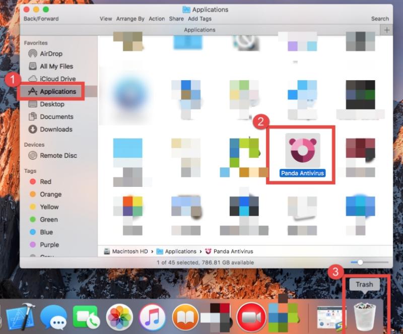 Entfernen Sie Panda Antivirus manuell vom Mac