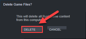 Deinstallieren Sie Rust auf Steam