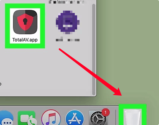 Deinstallieren Sie TotalAV manuell auf dem Mac