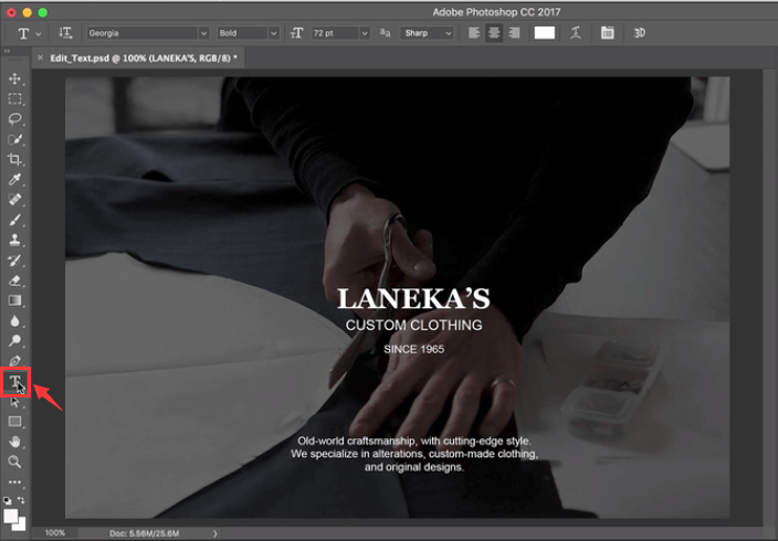 So fügen Sie Text in Photoshop hinzu