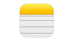 Apple Notes-Symbol