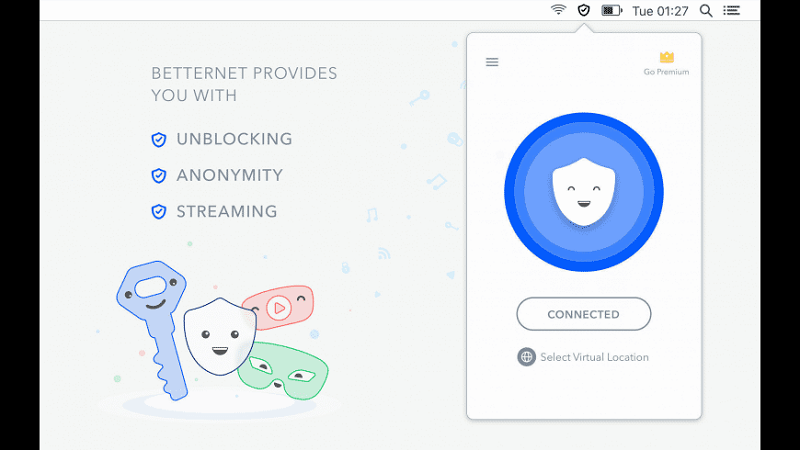 Betternet Free VPN für Mac