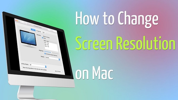 Ändern Sie die Auflösung auf dem Mac