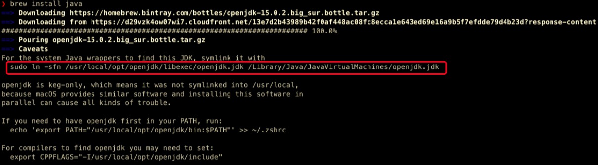 Installieren von Java 8 (OpenJDK) auf dem Mac