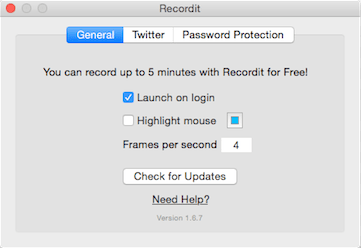 Snipping Tool für Mac Recordit