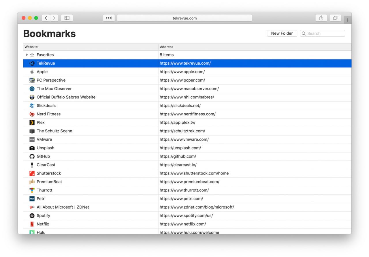 safari leseliste weg Safari Bookmark Manager