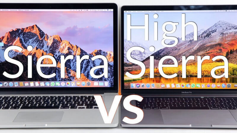 Mac OS Sierra vs. Mac High Sierra