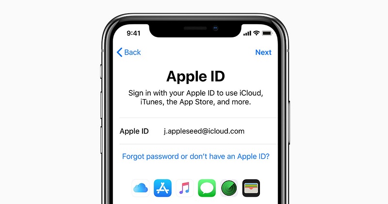 Melden Sie sich bei Ihrer Apple ID an
