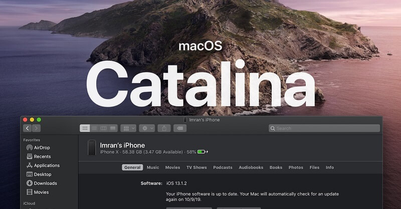 Synchronisiere dein iPhone mit MacOS Catalina