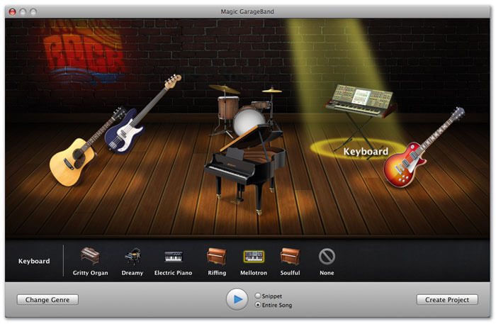 Deinstallieren Sie Garageband auf dem Mac