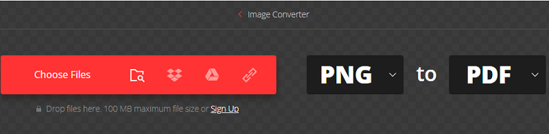 Konvertieren Sie PNG in PDF mit Convertio
