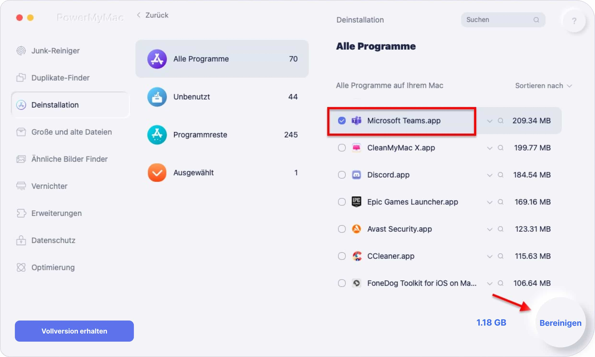 Microsoft Teams deinstallieren Mac