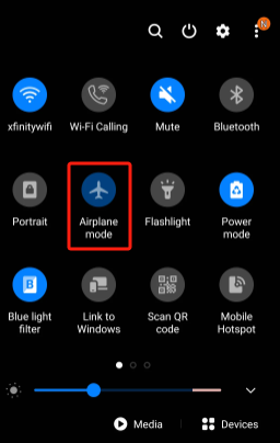 Screenshot von Snapchat, ohne dass sie es über den Flugzeugmodus wissen