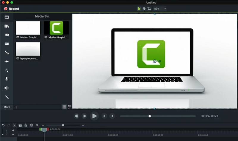 Kostenloser Mac-Bildschirmrekorder – Camtasia