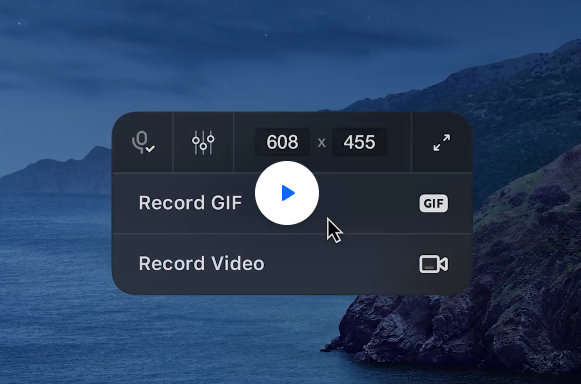 Nehmen Sie GIF mit CleanShot X auf dem Mac auf