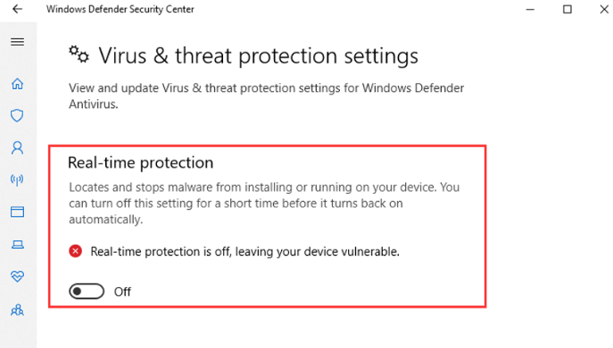 Deaktivieren Sie Antivirus, um zu beheben, dass GeForce Experience nicht funktioniert