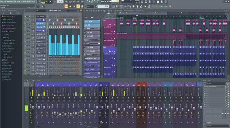 Musikaufzeichnungssoftware für Chromebooks – FL Studio