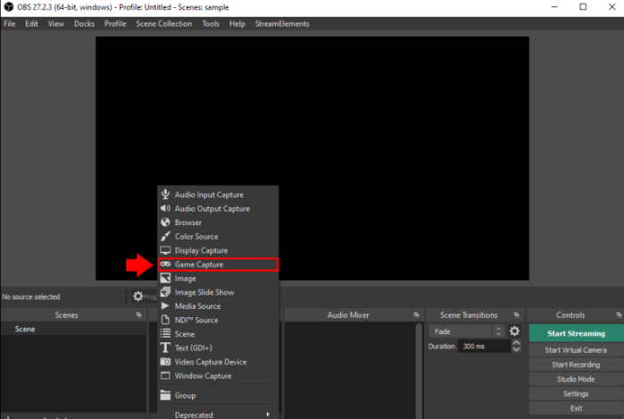 Nehmen Sie die Fortnite-Lobby auf der Switch mit OBS auf