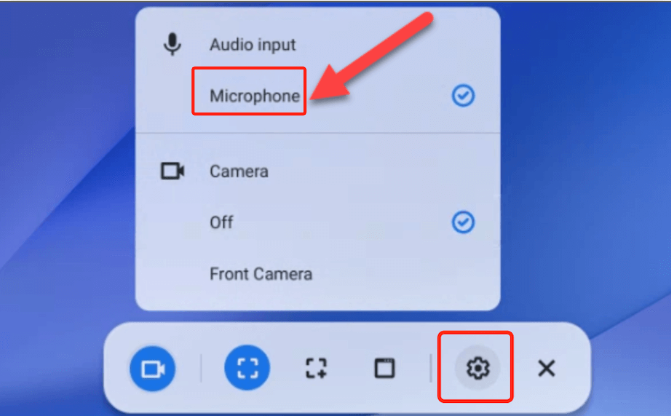 Bildschirmaufnahme auf Chromebook mit Audio