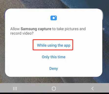 Bildschirmaufnahme auf einem Samsung-Tablet ohne App