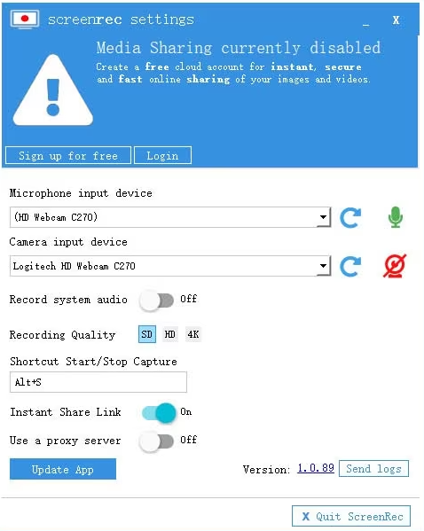 Ist die Verwendung von ScreenRec sicher?