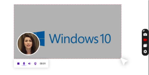Machen Sie einen Teil-Screenshot unter Windows mit ScreenRec