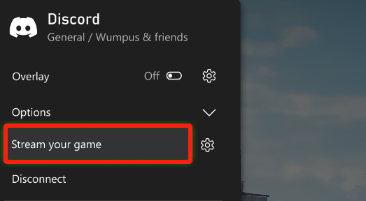 Streamen Sie mit der Xbox zu Discord