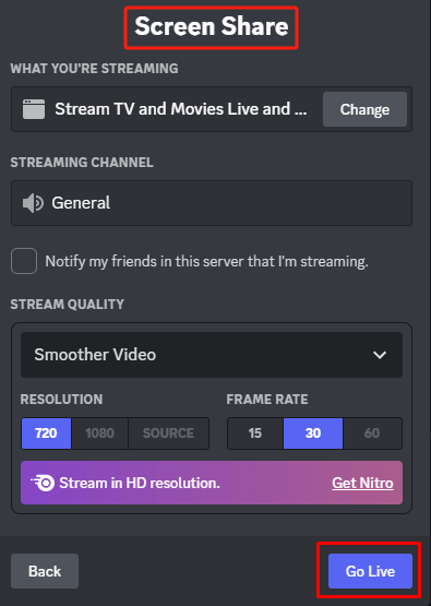 Streamen Sie Hulu auf Discord ohne schwarzen Bildschirm
