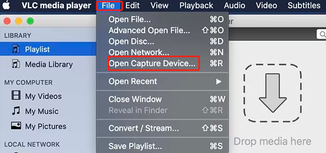 Kostenloser Mac-Bildschirmrekorder – VLC