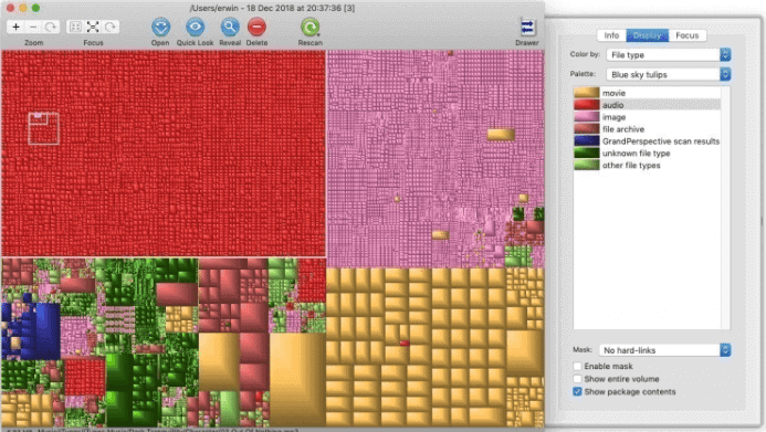 WinDirStat für Mac Alternative GrandPerspective