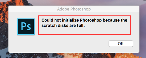 Löschen Sie die Scratch Disk auf dem Mac