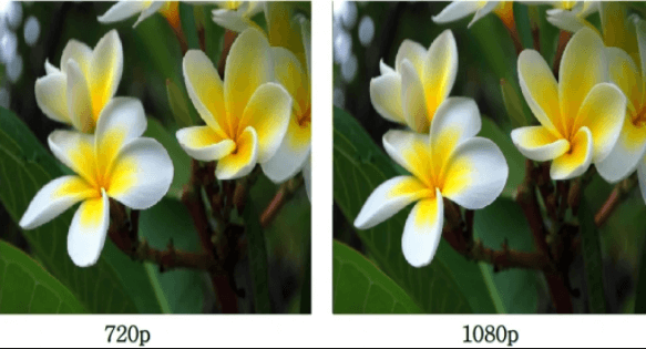 Auflösungsvergleich: 720P VS 1080P