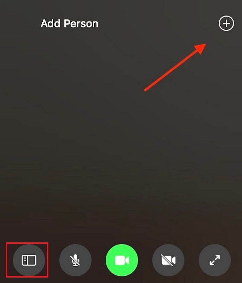 Hinzufügen einer weiteren Person zu Gruppen-FaceTime auf dem Mac