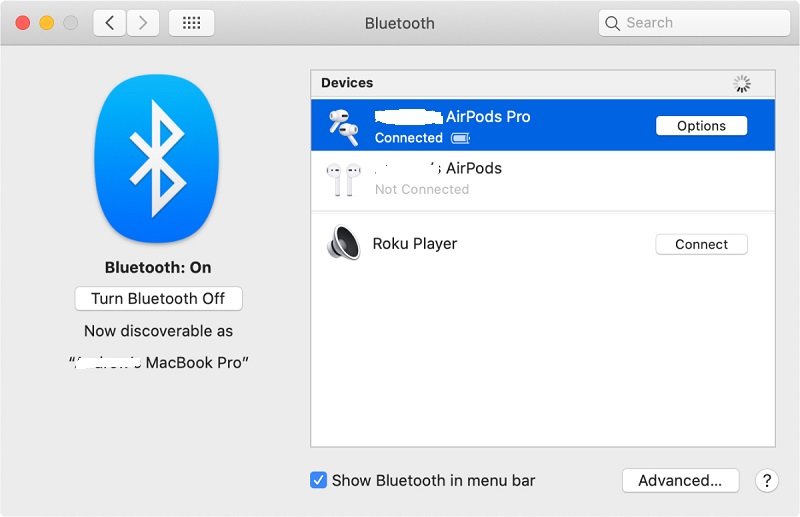 So verbinden Sie AirPods mit dem Mac