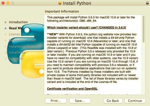 Aktualisiertes Python auf dem Mac installieren