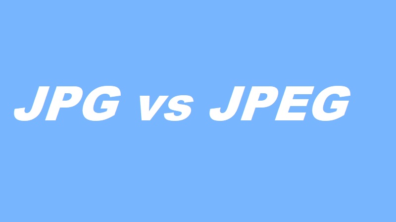 JPG gegen JPEG