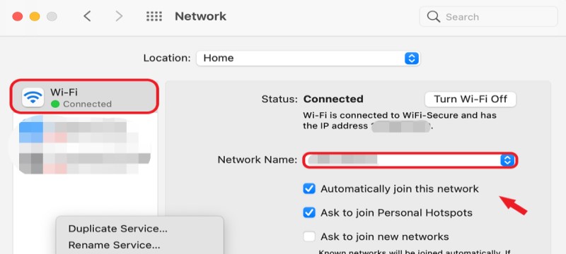 Deaktivieren Sie The Xfinity WiFi auf dem Mac