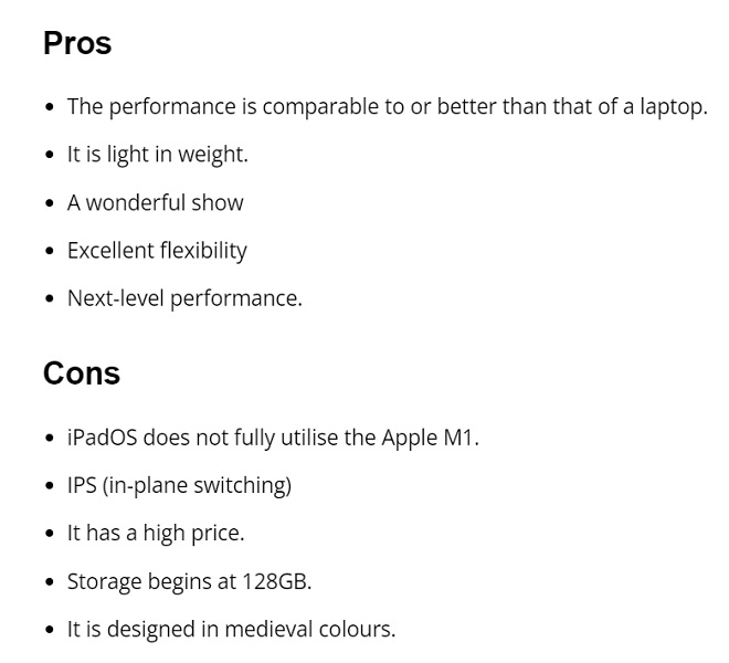 Vor- und Nachteile des iPad Pro