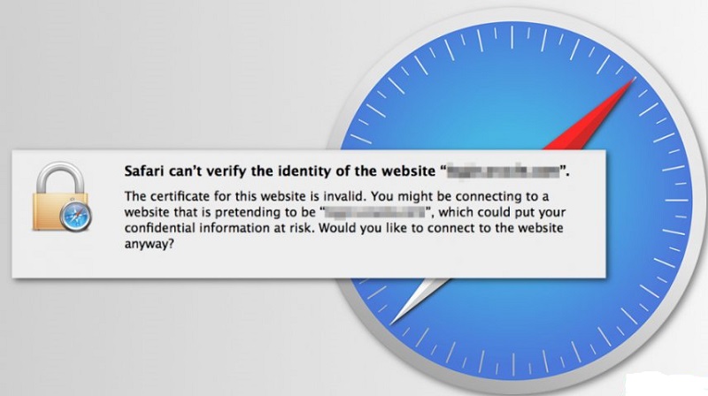 Behebung eines ungültigen Zertifikatfehlers auf einem Mac