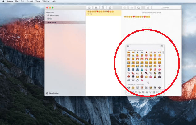 Scrollen Sie nach unten, um weitere Emojis anzuzeigen