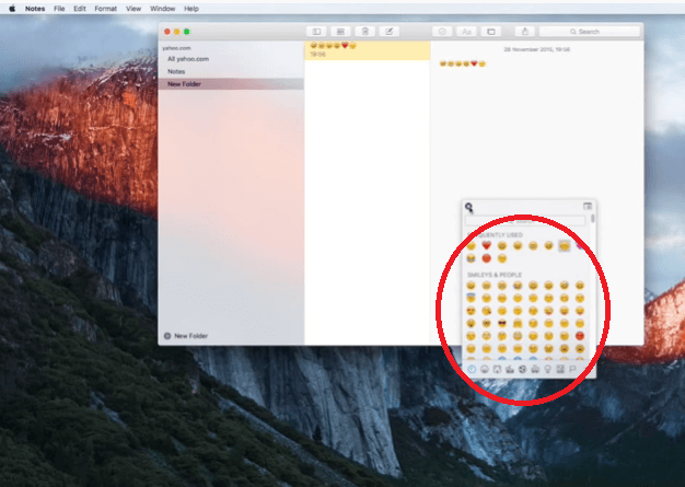Starten Sie die Verwendung der Emoji-Tastatur auf dem Mac