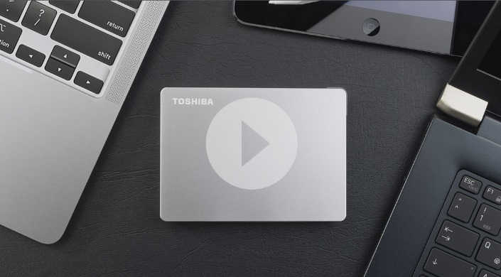 Toshiba Canvio Flex – Eine der besten externen Festplatten für die Videobearbeitung auf dem Mac