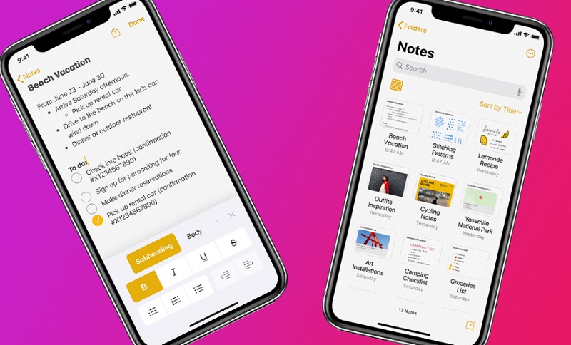 Die besten Notiz-Apps für den Mac – Apple Notes