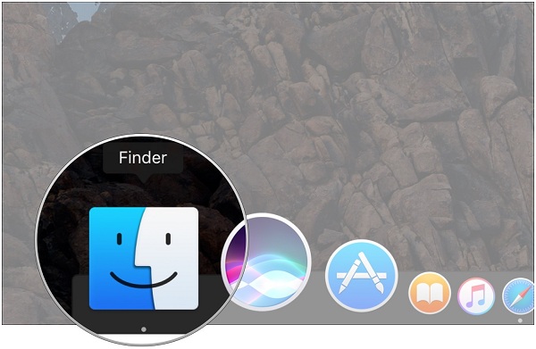 Starten Sie Finder auf dem Mac