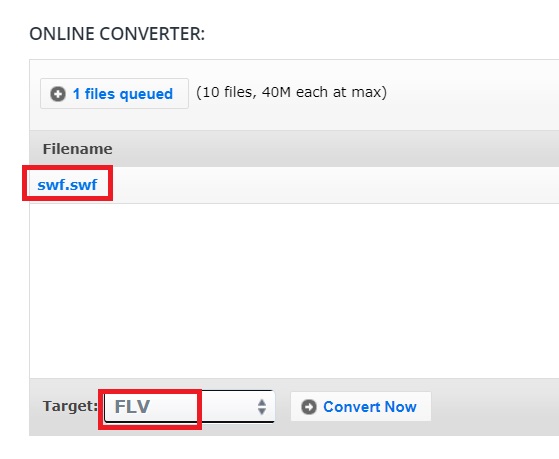 Konvertieren Sie SWF in FLV mit Online-Tools