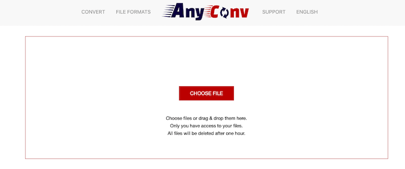 Konvertieren Sie AU in WAV mit AnyConv.com